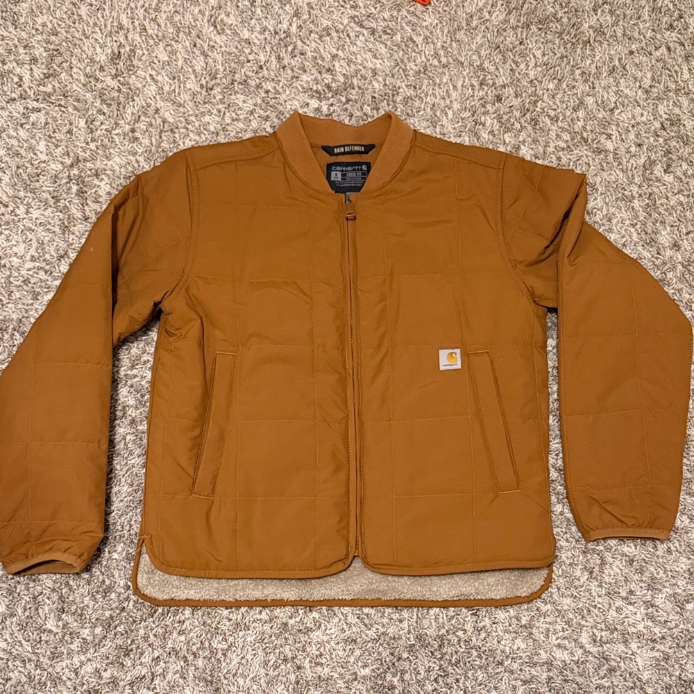 Carhartt Tan Quilted Jacket